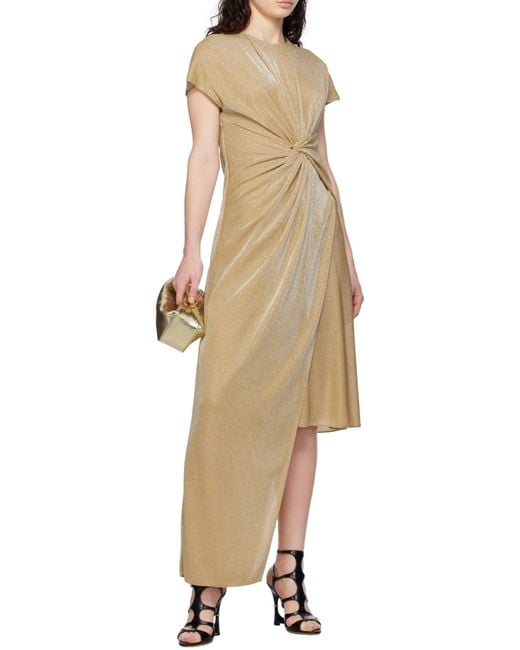 Lanvin Natural Short Sleeve Dress