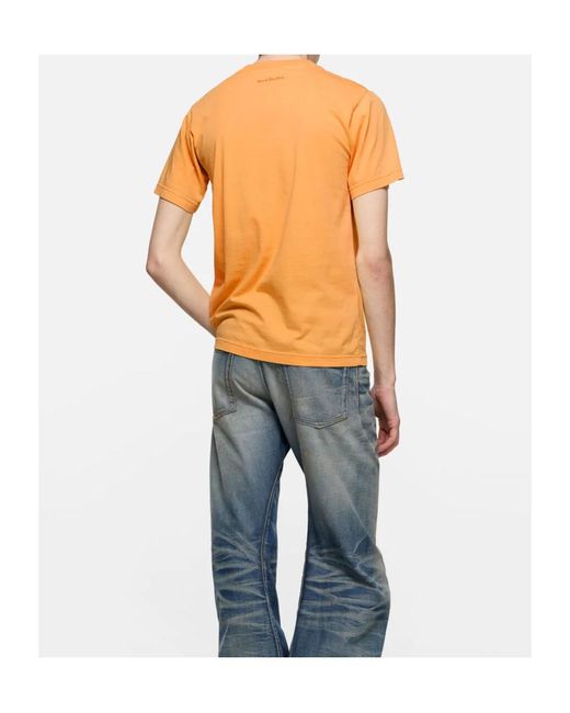 Acne Orange T-Shirt Graphique