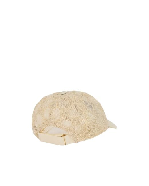 Gucci Natural Lace Vintage Baseball Cap