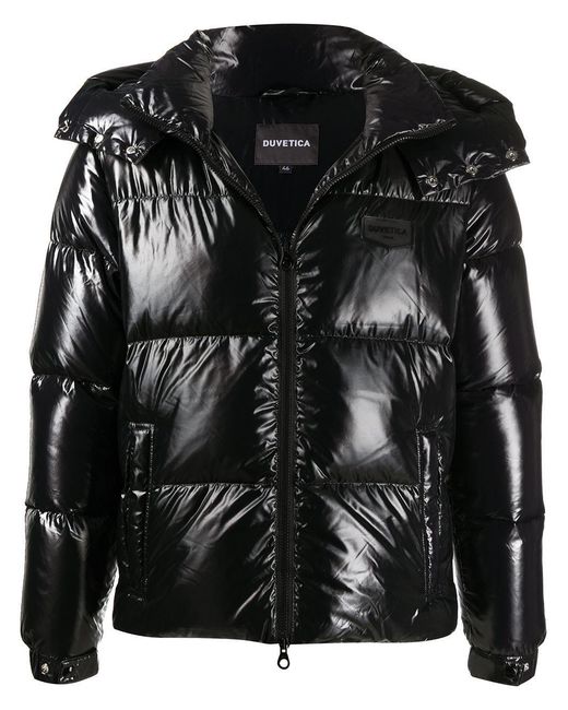 Duvetica Black Long-Sleeved Down Jacket for men