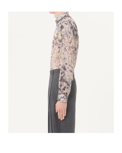Valentino Gray Long-Sleeved Shirt for men