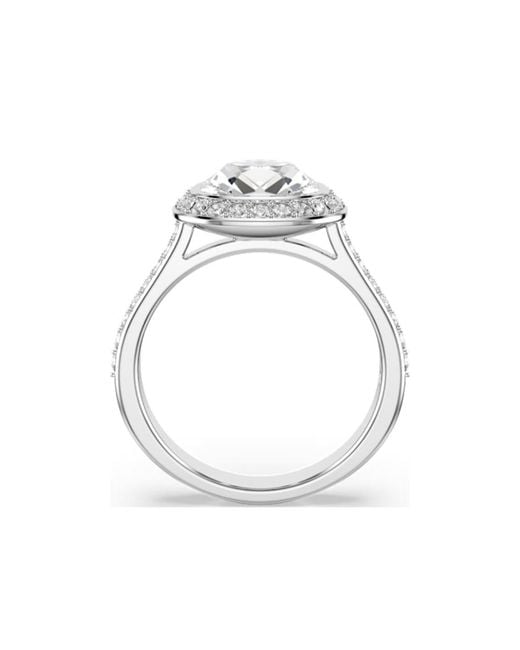 Swarovski White Una Angelic Halo Crystal-Embellished Rings