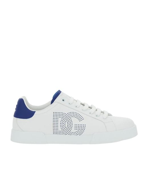 Dolce & Gabbana White Sneakers Portofino for men