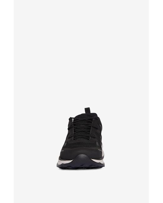 Herno Black Panelled Sneakers for men