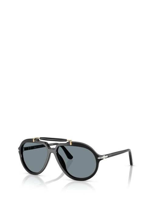 Persol Gray Pilot Frame Sunglasses for men