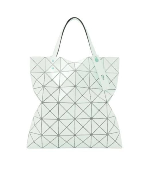 Issey Miyake White Double-Handle Handbag
