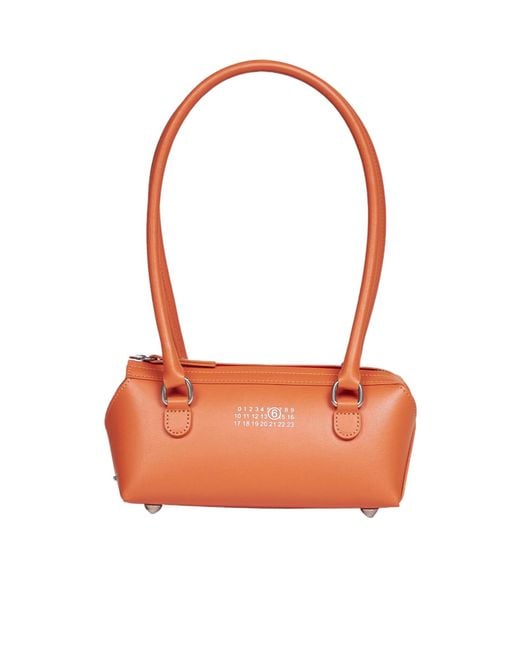MM6 by Maison Margiela Orange Bauletto Shoulder Bag