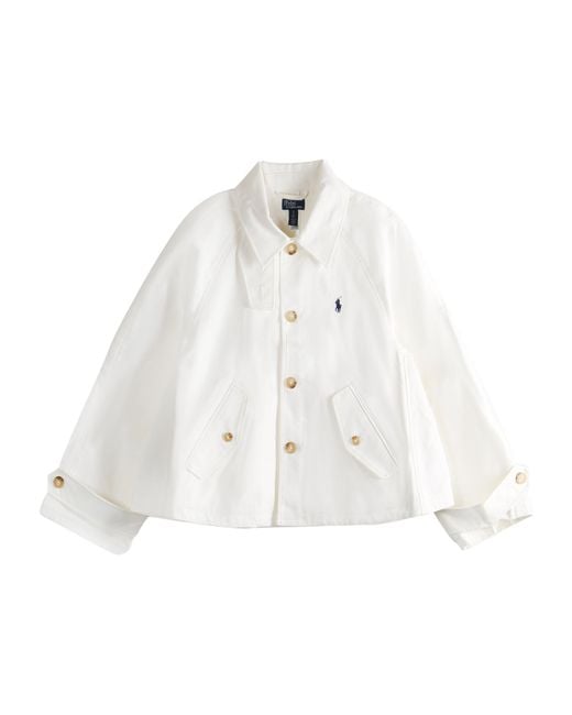 Polo Ralph Lauren White Twill Jacket