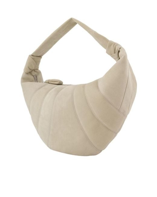 Lemaire White Fortune Croissant Crossbody