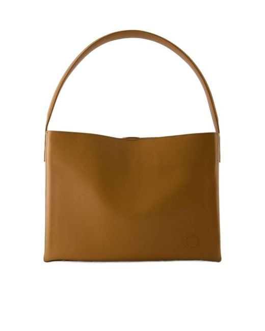 Ines De La Fressange Paris Brown Shoulder Bags