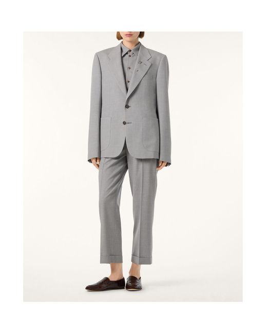 Loro Piana Gray Hedland Suit Jacket