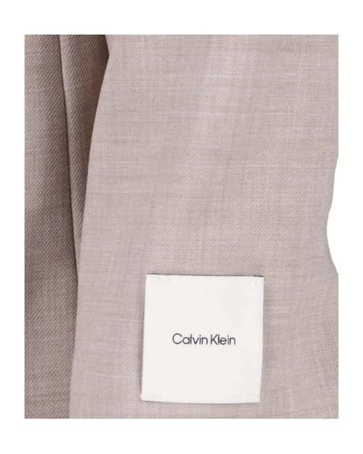 Calvin Klein Pink Single-Breasted Blazer