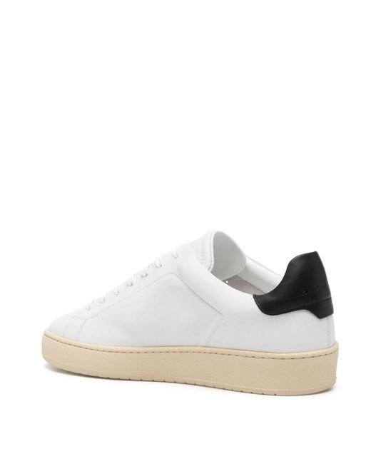 Hogan White H672 Lace-Up Sneakers for men