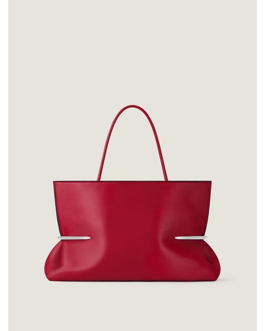 Givenchy Red Pinch Squeezed Horizontal Tote Bag
