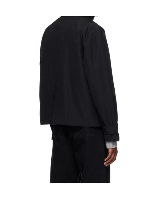 Entire studios Blue Trench Jacket for men