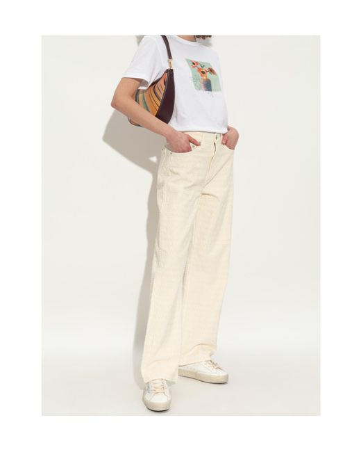 Golden Goose Deluxe Brand White Hi Star Low-Top Sneakers