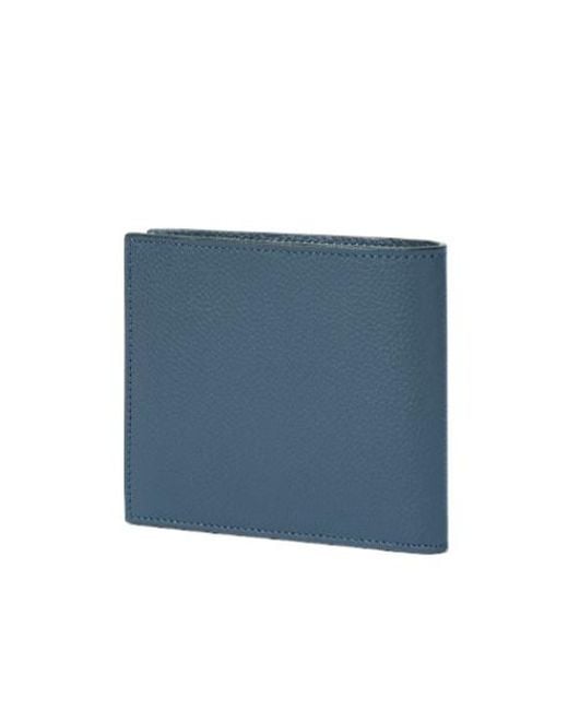 Fendi Blue Lui Bi-Fold Wallet for men