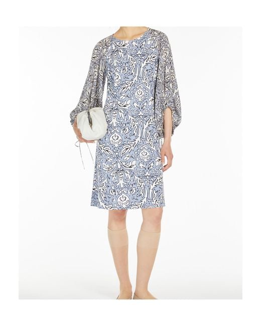 Weekend by Maxmara Blue Orata Jersey Dress