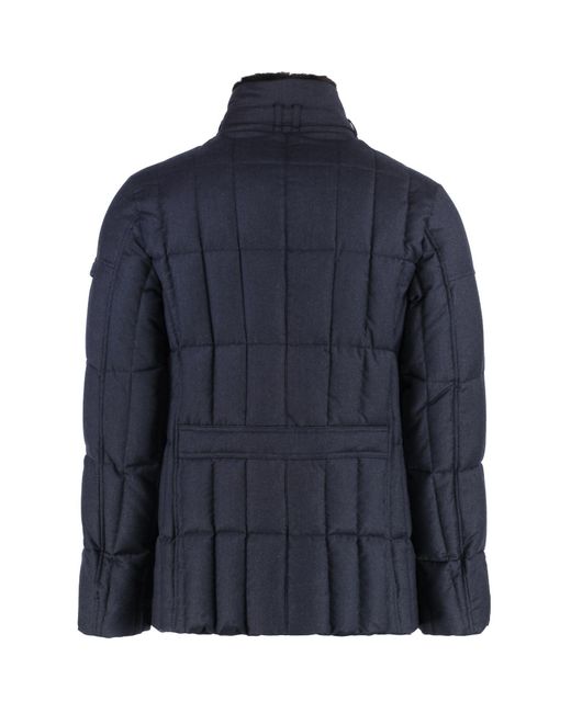 Moorer Blue Siro Down Jacket for men
