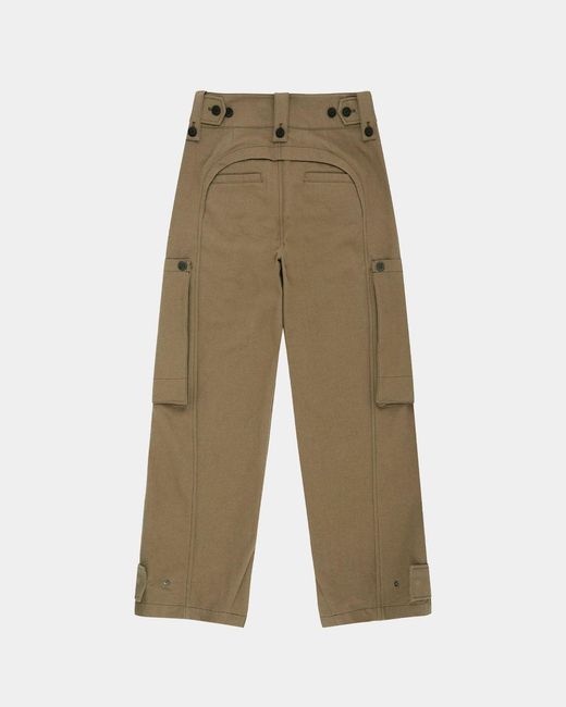 ANDERSSON BELL Green Patchwork Cargo Pants