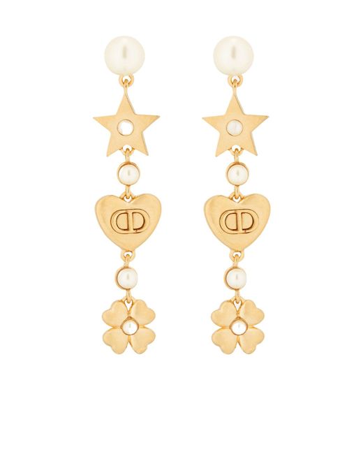 Dior Metallic Lucky Earrings