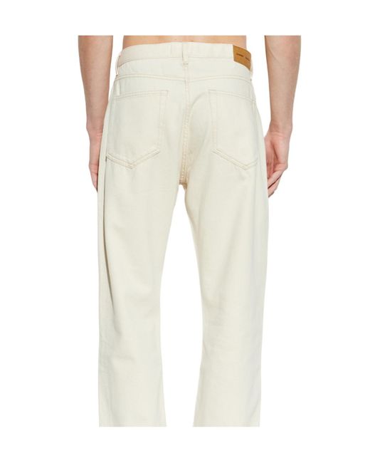 Samsøe & Samsøe White Samsøe Samsøe Saddie Straight-Leg Jeans for men