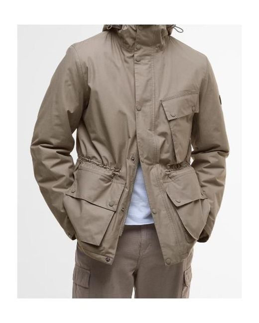 Barbour Brown Endley Waterproof Jacket for men