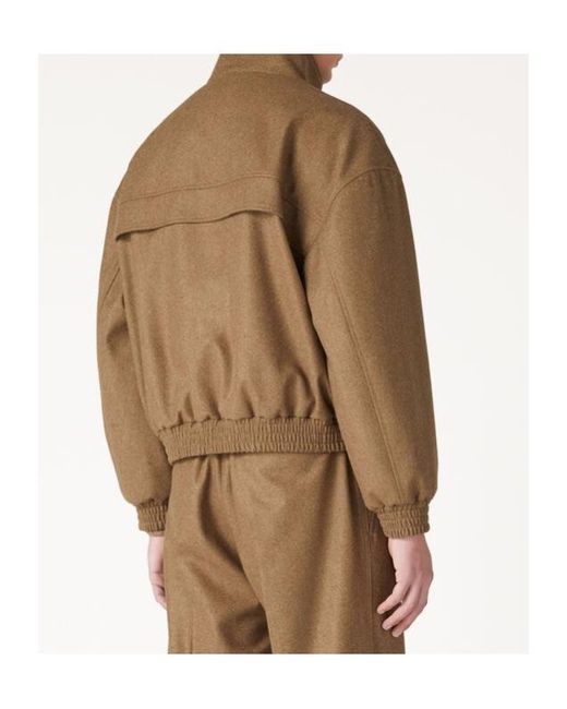 Loro Piana Brown Tristar Pilot Jacket for men