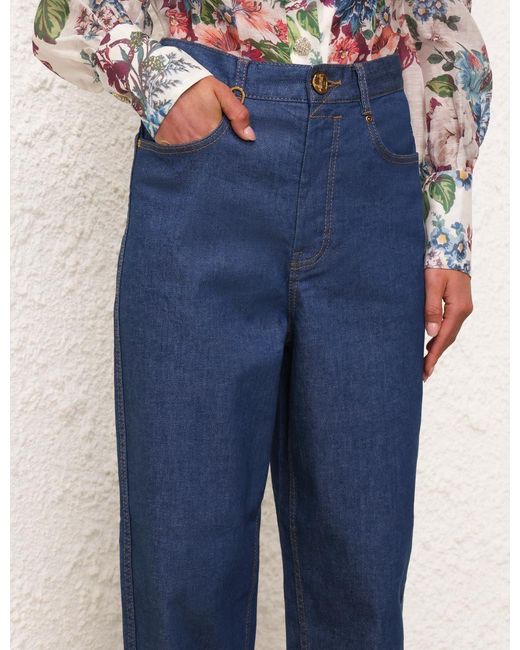 Zimmermann Blue Straight Leg Jeans