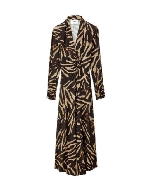 Ba&sh White Zahirah Long-Sleeve Midi Dress