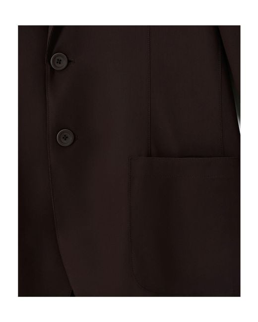 Herno Black Single-Breasted Blazer for men