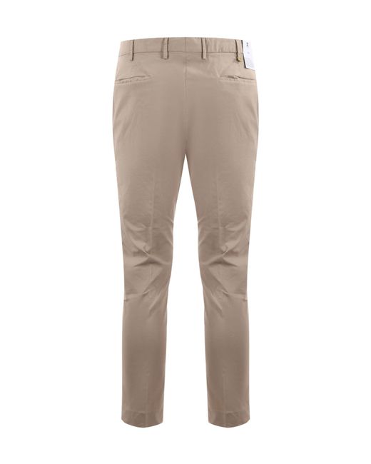 PT01 Gray Pt Torino Slim Fit Trousers for men