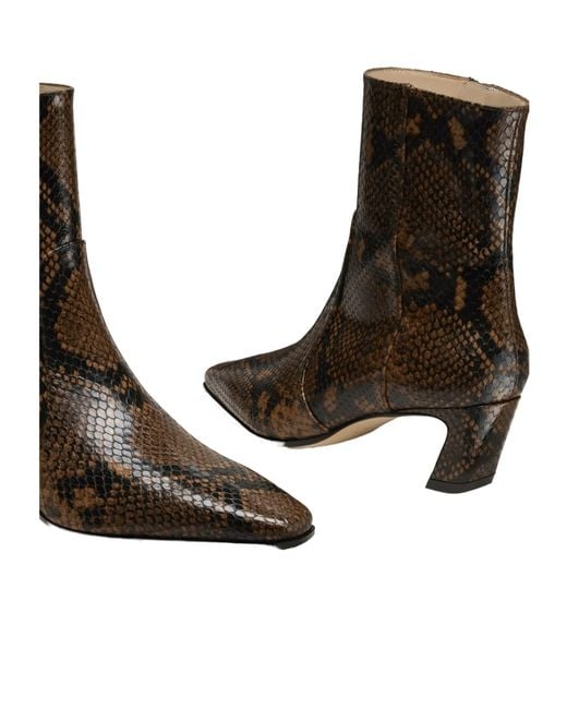 Stuart Weitzman Brown Stassi Zip Bootie 50