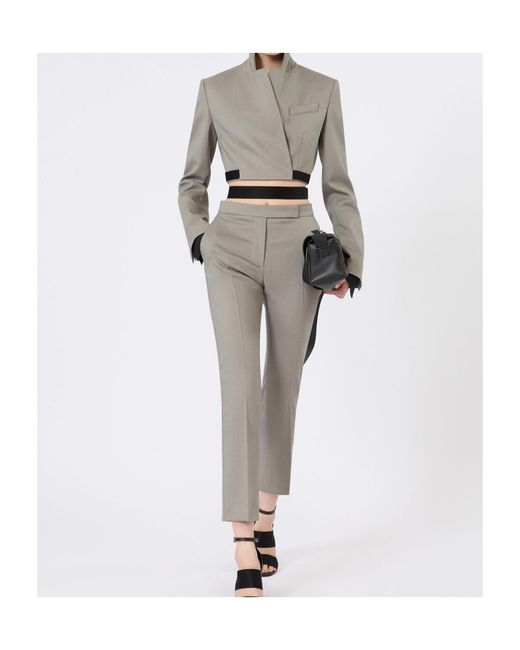 Max Mara Gray Mela Trousers