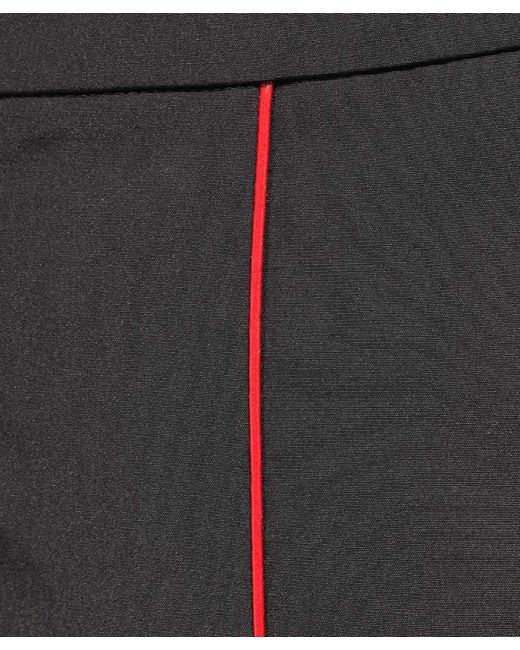 Ferragamo Gray Ferragamo Contrasting-Trim Straight-Leg Track Pants for men