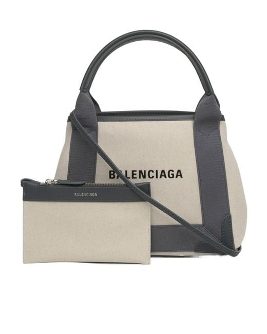 Balenciaga Gray Xs Logo Letter Shoulder Bag