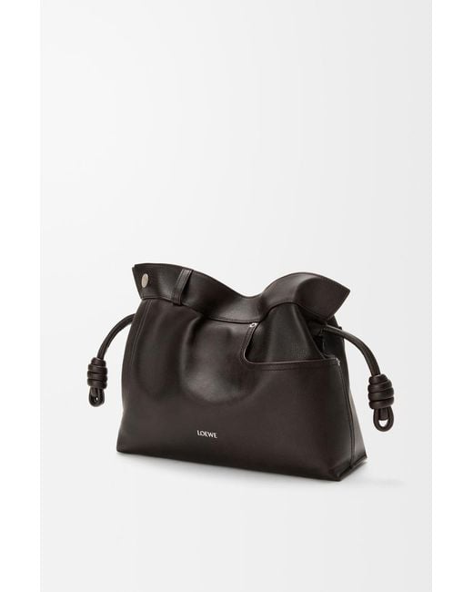 Loewe Black Panta Medium Flamenco Clutch