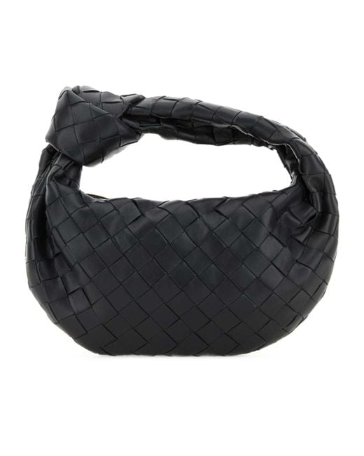 Bottega Veneta Black Jodie Mini Tote Bag