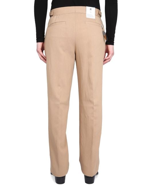 Pt Pantaloni Natural Pt Torino Classic Edge Trousers for men