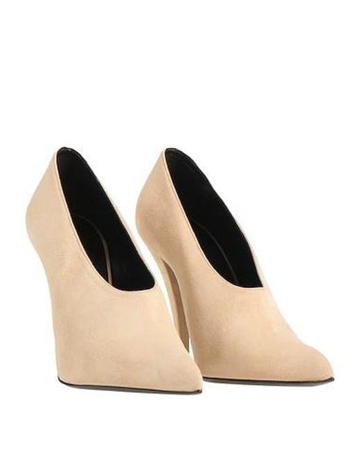 Saint Laurent Natural Minimalist Solid-Color High Heels