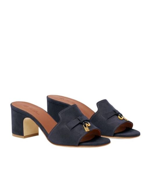 Loro Piana Blue Summer Charms Sandal