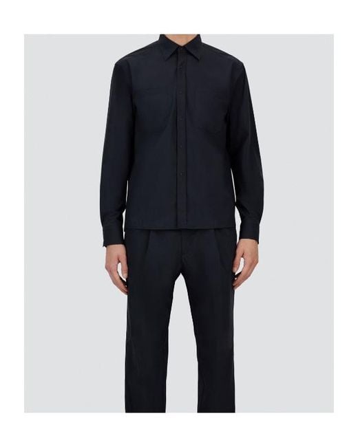 Herno Blue Resort Shirt for men
