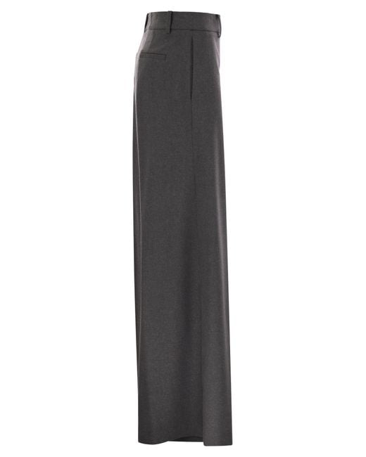 Herno Gray Belt Loop Casual Pants