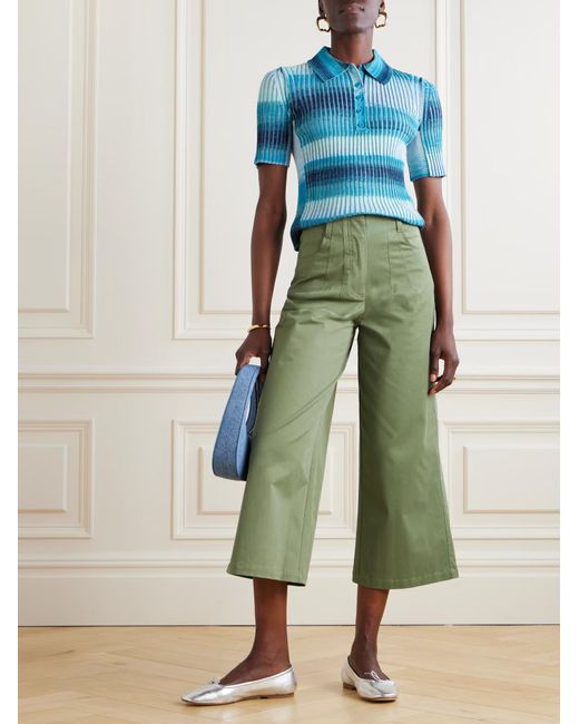 Staud Green Luca Pants