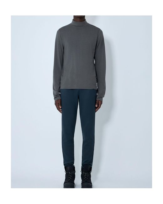 Rier Blue Turtleneck Jumper for men