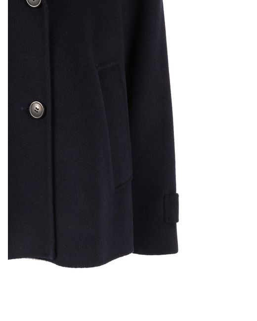 Weekend by Maxmara Blue Wkdfantino Double-Breasted Coat