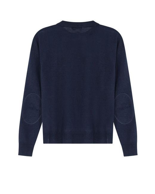 Max Mara Blue Fervore Crewneck Knitted Jumper