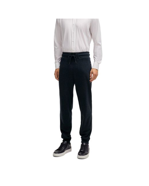 Boss Blue Simple And Casual Pants for men