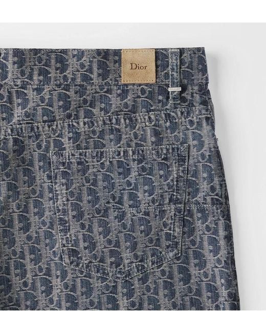 Dior Gray Belt Loop Shorts for men