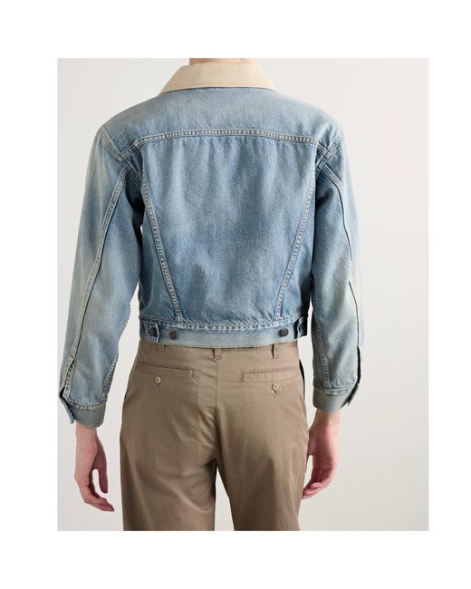 The Row Blue Lapel Long Sleeve Casual Jacket